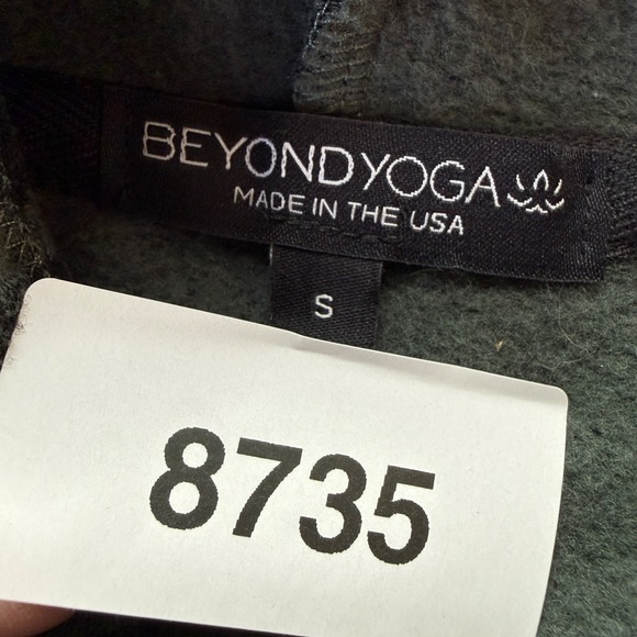 Beyond Yoga Live Out Loud Hooded Dress Striped Made USA Women's S - Picture 10 of 10